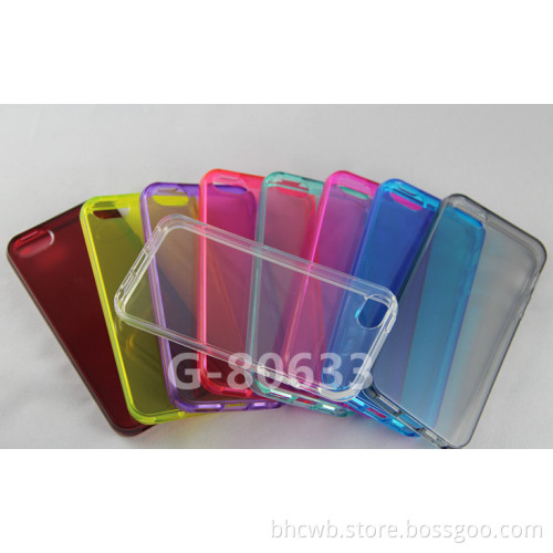 High Quality Transparent Style TPU Skin for iPhone 5